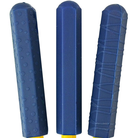 THE PENCIL GRIP Chewberz Pencil Toppers, Navy, 3 Count, 3 Pack