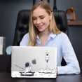 thumbnail image 4 of MTT Case For Macbook Air 13 13.6 M1 M2 2021 2022 2023 Laptop Hard Cover For Macbook Pro 13 14 16 inch Funda With Keyboard Cover MC02-Bright Black Pro 16 A2485 A2780, 4 of 6