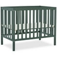 thumbnail image 2 of Dream On Me Edgewood 4-in-1 Convertible Mini Crib, Olive, 2 of 10