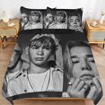 thumbnail image 1 of Marcus Martinus Housse de Couette Sans Plis en Tissu Doux Prêt pour le Sommeil Fermeture Éclair Finition Filetée Style, 1 of 5
