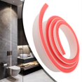 thumbnail image 2 of Water Barrier 100-300CM Rubber Silicone Shower Barrier Water Stopper Bathroom Kitchens Wet Dry Separation Waterproof Strip, 2 of 5