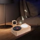 thumbnail image 4 of ¡Ofertas Limitadas!, Altavoz Bluetooth Woodgrain 5.0 Tocadiscos retro de vinilo atómico Tarjeta giratoria AUX insertable El diseño de doble propósito es un altavoz y una luz de noche Akmoler, 4 of 9