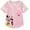 Bright Pink, variant on Disney Girls Minnie Mouse Baseball Jersey T-Shirt - Girls Sizes 4-16 White