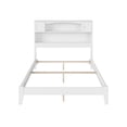 thumbnail image 2 of AFI Newport Full Bookcase Solid Wood Panel Bed in White, 2 of 5