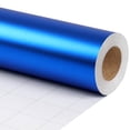 thumbnail image 1 of Rollo de papel para envolver de metal mate azul LariBbons, 43 x 10 m, 1 of 6