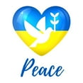 thumbnail image 3 of CafePress - Ukraine Flag Peace Dove Mugs - 20 Oz White Ceramic Mega Mug, 3 of 5
