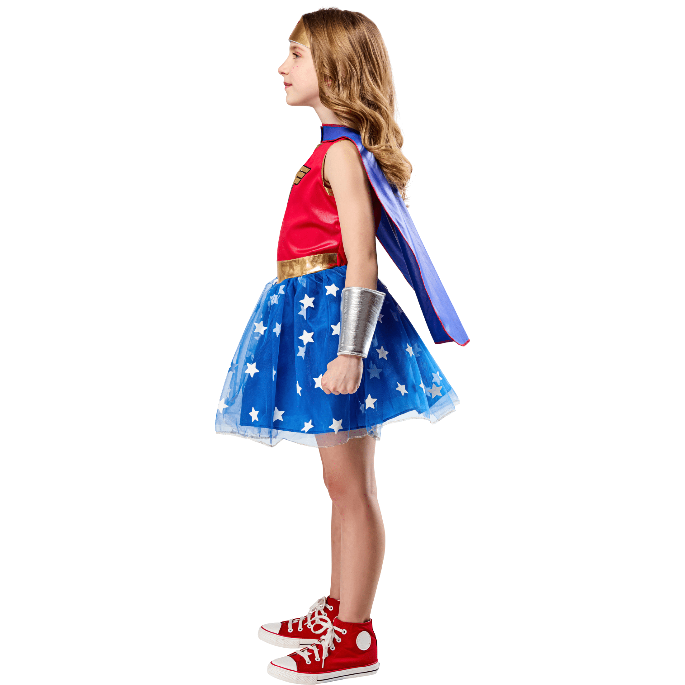 DC Wonder Women Halloween Costume for Children, Girls' Size XS (4/5), by Rubies