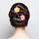 thumbnail image 3 of WORGEOUS 18 PCS PLUMERIA Centralo para el cabello de la flor de la playa CLIPS PEABLES (COLOR ALEATIVO), 3 of 9
