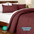thumbnail image 4 of Bare Home Down Alternative Comforter Set - 3-Pieces - All Seasons - Full, Heather Rose, 4 of 8