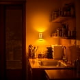 thumbnail image 6 of LOHASLED Set of 2 White & Chrome Amber Night Light with Sliding Dimmer, 6 of 7
