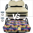 thumbnail image 6 of COEQINE Golf Cart Accessories Seat Covers with 4 Pockets, Foldable Design for Easy Carry Quilted Towel Seat Cover Easy to Install for EZGO Yamaha Club Cars, Trendy Artistic Tropical Palm, 6 of 8