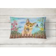 thumbnail image 2 of Carolines Treasures CK1273PW1216 German Shepherd No.2 Spring Canvas Fabric Decorative Pillow, 2 of 3
