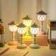 thumbnail image 2 of 1 pieza de luz de noche retro de malla Ins Cute Lovely Girl romántico dormitorio lámpara recargable estilo nórdico Mini lámpara USB (púrpura) JAMW Sencillez, 2 of 5