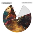 thumbnail image 2 of Yiaed Colorful Bull Western Man Print Christmas Tree Skirt , Tree SkirtsTree Mat for Christmas Winter Holiday Indoor Decorations-48", 2 of 7