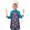 Astronaut and Nebula, variant on Astronaut and Galaxy Black Pattern Teens Aprons, Adjustable Neck Strap, Toddler & Teens Aprons for Cooking & Baking, 19x23.6 Inches