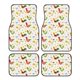 thumbnail image 1 of Fotbe Chickens A Juego de 4 Tapetes para Auto con Estampado – Alfombrillas de Goma Reforzada, Diseño Antideslizante, Protección para Todo el Año – Vehículos, Autos, Camionetas y SUVs, 1 of 7