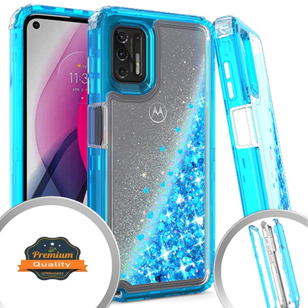 Xpression Case for Motorola Moto G Stylus 2021 Liquid Glitter Quicksand