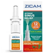Zicam Intense Sinus Relief No-Drip Relief Nasal Spray with Cooling Menthol & Eucalyptus 0.5 oz
