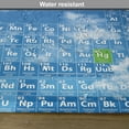 thumbnail image 6 of Ambesonne Science Place Mats Set of 4, Clouds and Chemistry, Standard Size, White and Blue, 6 of 6