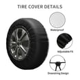 thumbnail image 4 of Kdxio Funny Goose1 for Tire Cover Wheel Protectors Tyre Covers Weatherproof Wheel Covers Universal Fit for Trailer Rv SUV Truck Camper Travel Trailers 16 inch, 4 of 8