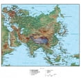 thumbnail image 2 of Map Asia Wall Mural Decal Sticker, Wallmonkeys Peel & Stick Vinyl Graphic (12 in W x 11 in H, 2 of 4