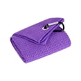 thumbnail image 4 of Tri Fold Towel | Microfiber Fabric Pattern Towel | Carabiner Clip| Accessories For Men | Women, 4 of 4