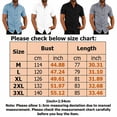 thumbnail image 2 of CVLIFE Mens Short Sleeve Shirt Solid Color Casual Loose Lapel Button Down Dress Shirt for Summer, 2 of 9