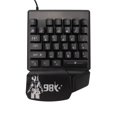 thumbnail image 5 of Teclado para juegos con una mano, 35 teclas, LED único, diseño ergonómico brillante, miniteclado negro para juegos de deportes electrónicos, 5 of 5
