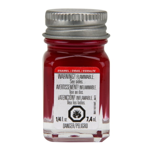 Testors Enamel Paint .25oz-Hot Pink Gloss