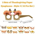 thumbnail image 2 of Unbranded Fall Thanksgiving Orange Party-Decorations Photo-Booth Props - Hats Sunglasses Photography Decor, 2 of 5