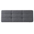 thumbnail image 2 of Banc moderne en tissu de lin , charbon, 2 of 7
