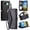Black, variant on Crossbody Wallet Case Compatible with Google Pixel 6 RFID Blocking Soft PU Leather 2-Card Slots, Cash Pocket & Cash Slot Shockproof Phone Case Fit for Google Pixel 6 for Women Girls,Black