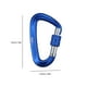 thumbnail image 2 of Advancent Mosquetón de escalada para acampar al aire libre, 1200KG, anillo en D, hebilla de engranaje, llavero, broche para montañismo, Ropa Deportiva, Zapatos, 2 of 6