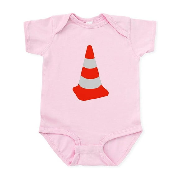 CafePress - Traffic Cone Infant Bodysuit - Baby Light Bodysuit, Size Newborn - 24 Months