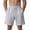 Gray-20, variant on Men's Athletic Shorts – Curved Side Seam Design, Soft Drawstring Shorts with Deep Pockets
