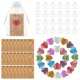 thumbnail image 1 of Fichas de corazón de cristal pensativas, 1 of 2