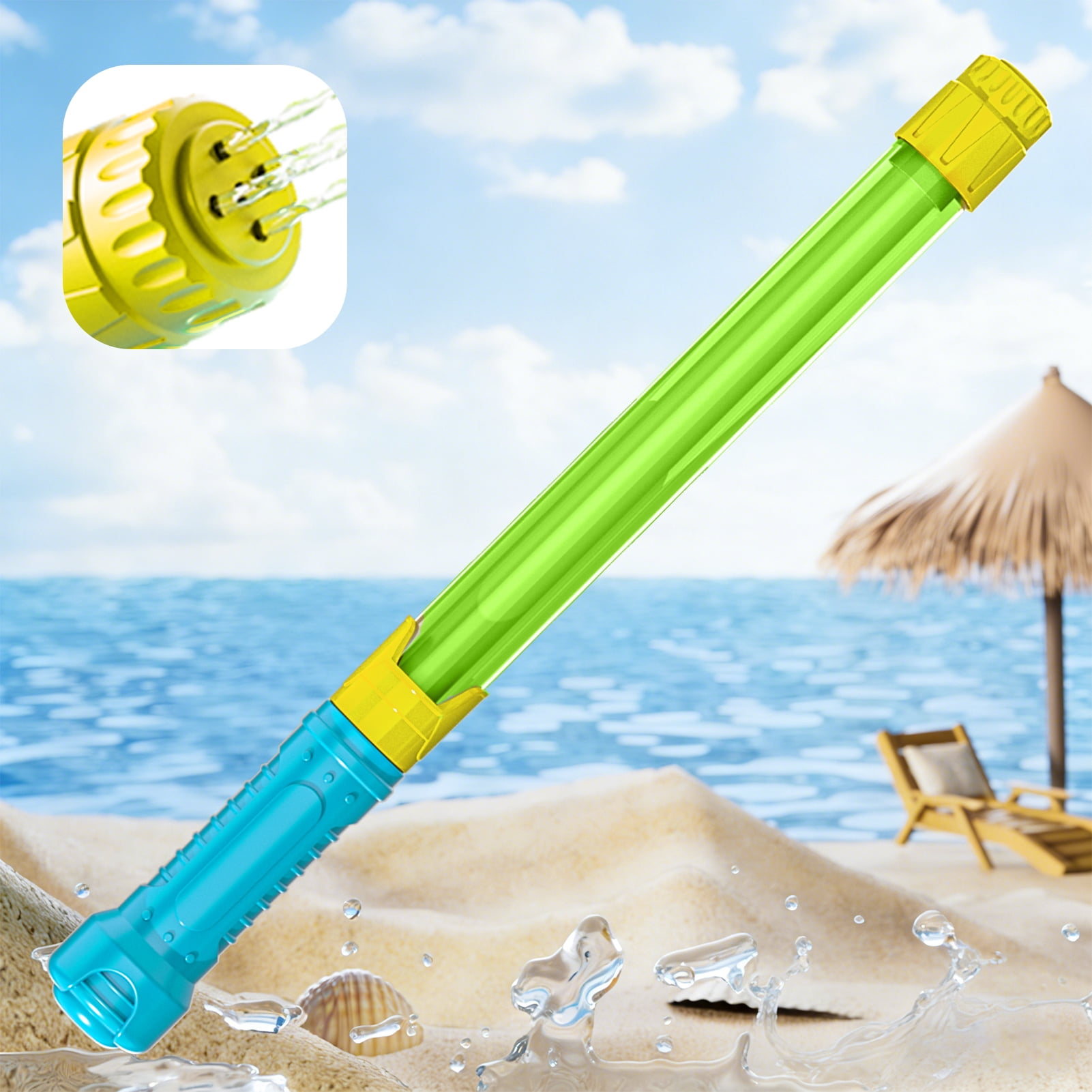 Lucky Doug 8 PCS Water Blaster Set – Summer Pool, Beach & Backyard Water Toys , Outdoor Game for All Ages