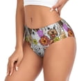 thumbnail image 2 of Fotbe Cute Dogs Puppy Calzones Estampados para Mujer – Ropa Interior de Algodón, Cómoda, Suave y Elástica-X-Small, 2 of 6