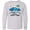 AC-Heather Grey, variant on Inktastic Convertible Hair Don't Care with Black Hair and Blue Car Long Sleeve Youth T-Shirt
