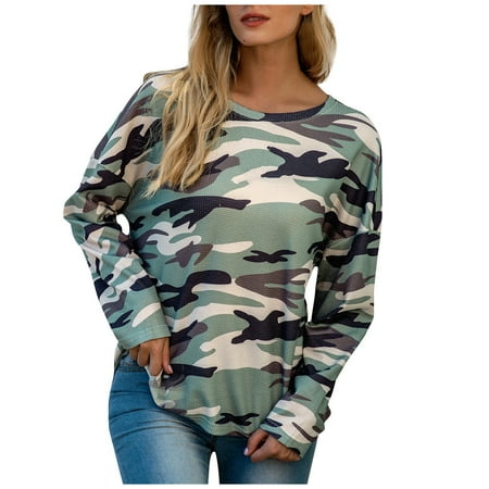 

Women Creawneck Socket Printing Leisure Time Stripe Long Sleeves Tops