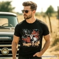 thumbnail image 6 of Western Longhorn Bull T-Shirt, Cowboy Rodeo Tee, 6 of 8