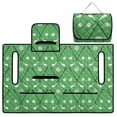 thumbnail image 4 of FUIALDOLG Green Golf Print Golf Cart Seat Covers 51x30Inch Golf Cart Seat Towel Blanket for Club Car,Anti Slip Comfort Protector Cushion for 2 Person Seats,Easy to Install, 4 of 7