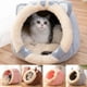 thumbnail image 2 of Cama para gatos, caseta, perrera, nido redondo para mascotas, cueva para dormir, camas para gatitos, cesta para mascotas, acogedor cojín para tumbona, casa para gatos, tienda para perros, 2 of 5