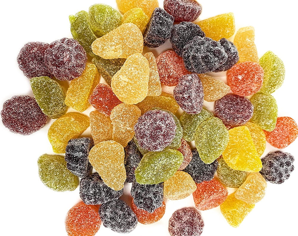 SweetGourmet English Fruit Pastilles Bulk Candy No artificial Colors