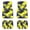 Style 4, variant on Universal 4-Piece Car Floor Mats, Non-Slip, Cute Blue & Yellow Fruit Pattern Print, All-Weather Floor Liners for Most Vehicles
