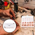 thumbnail image 3 of 200pcs Copper Sealing Washers Assortment Washers Flat Rings Set Oil Sealing Gaskets, 3 of 6