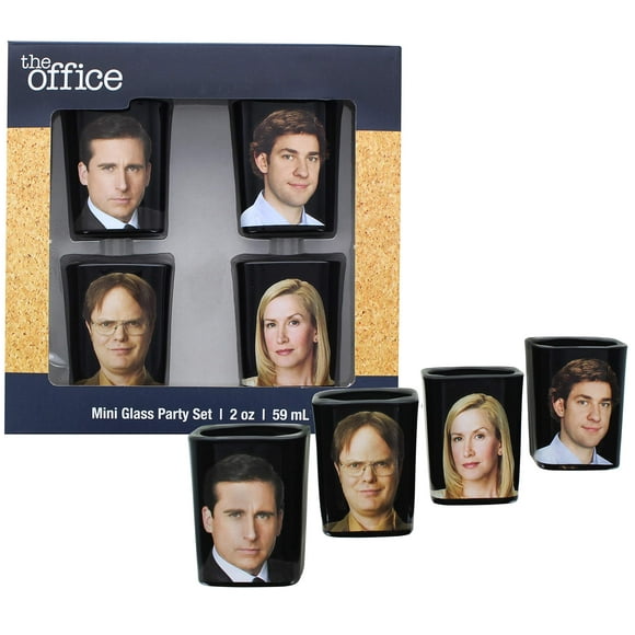 Set de vasos de chupito Just Funky The Office, coleccionables, 60 ml x 4