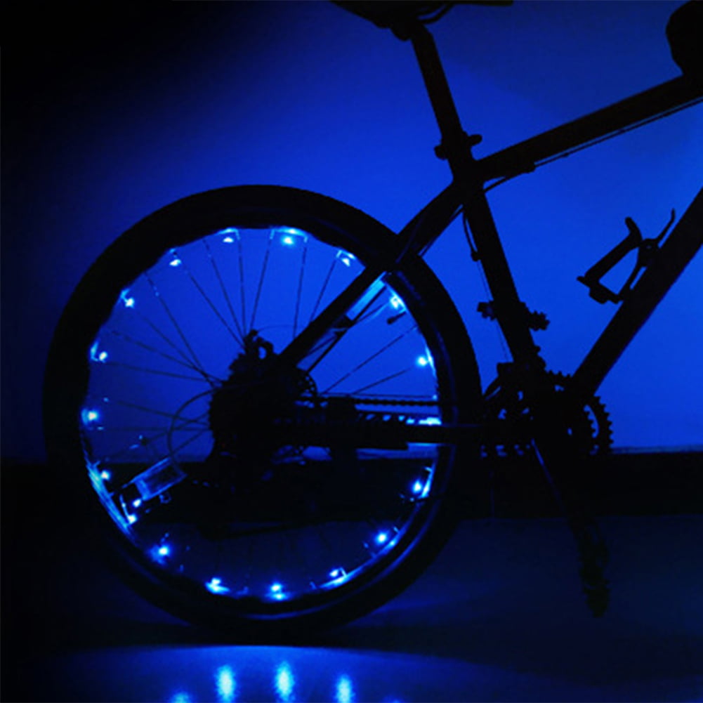 Bike Wheel Lights Bike Spoke Lights LED Light String Bicycle Accessories NS
