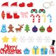 thumbnail image 1 of Árbol de Navidad de fieltro DIY para niños con regalos de adornos de árbol de Navidad de luz de cadena de 3 m Ndcxsfigh Libre de BPA, 1 of 3
