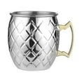 thumbnail image 2 of Taza de Acero Inoxidable, Capacidad de 550 Ml, Revestimiento de Cobre Duradero, Elegante Acabado En Oro Rosa y Plata, Ideal para Viajes, Picnics, Segura y Aislante, Ideal para Familias, Tama, 2 of 7